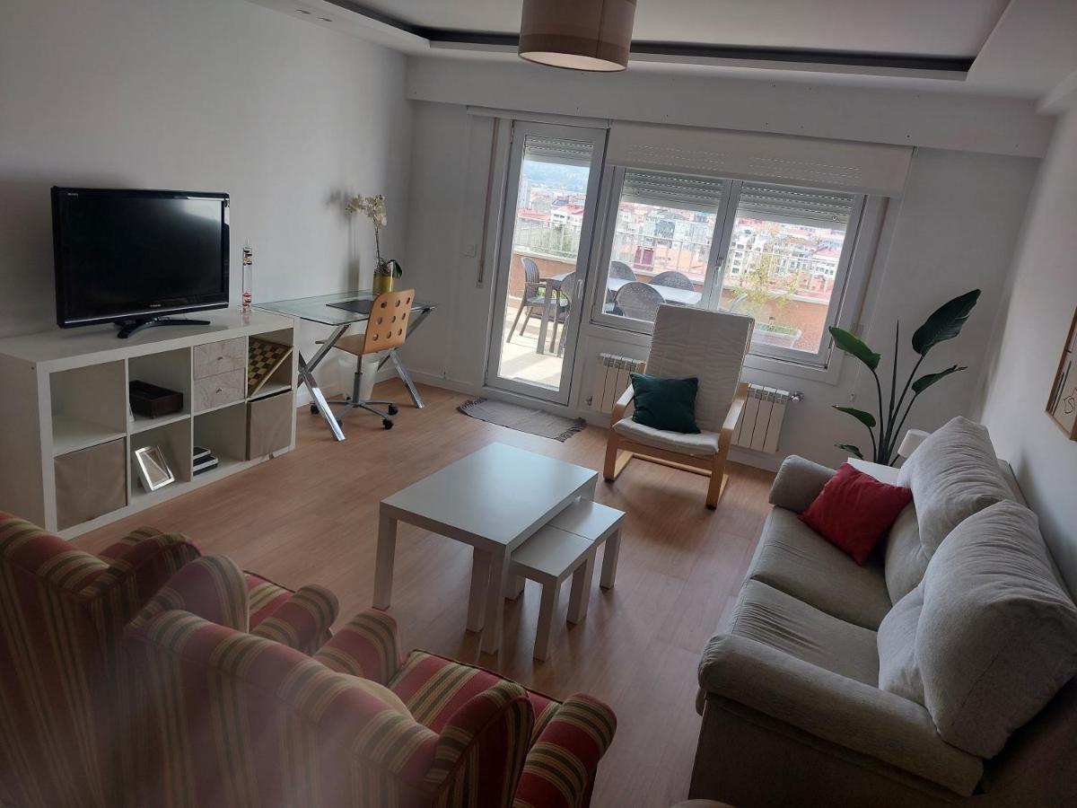 Ferienwohnung Atico Con Terraza Vigo Exterior foto