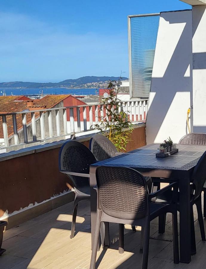 Ferienwohnung Atico Con Terraza Vigo Exterior foto