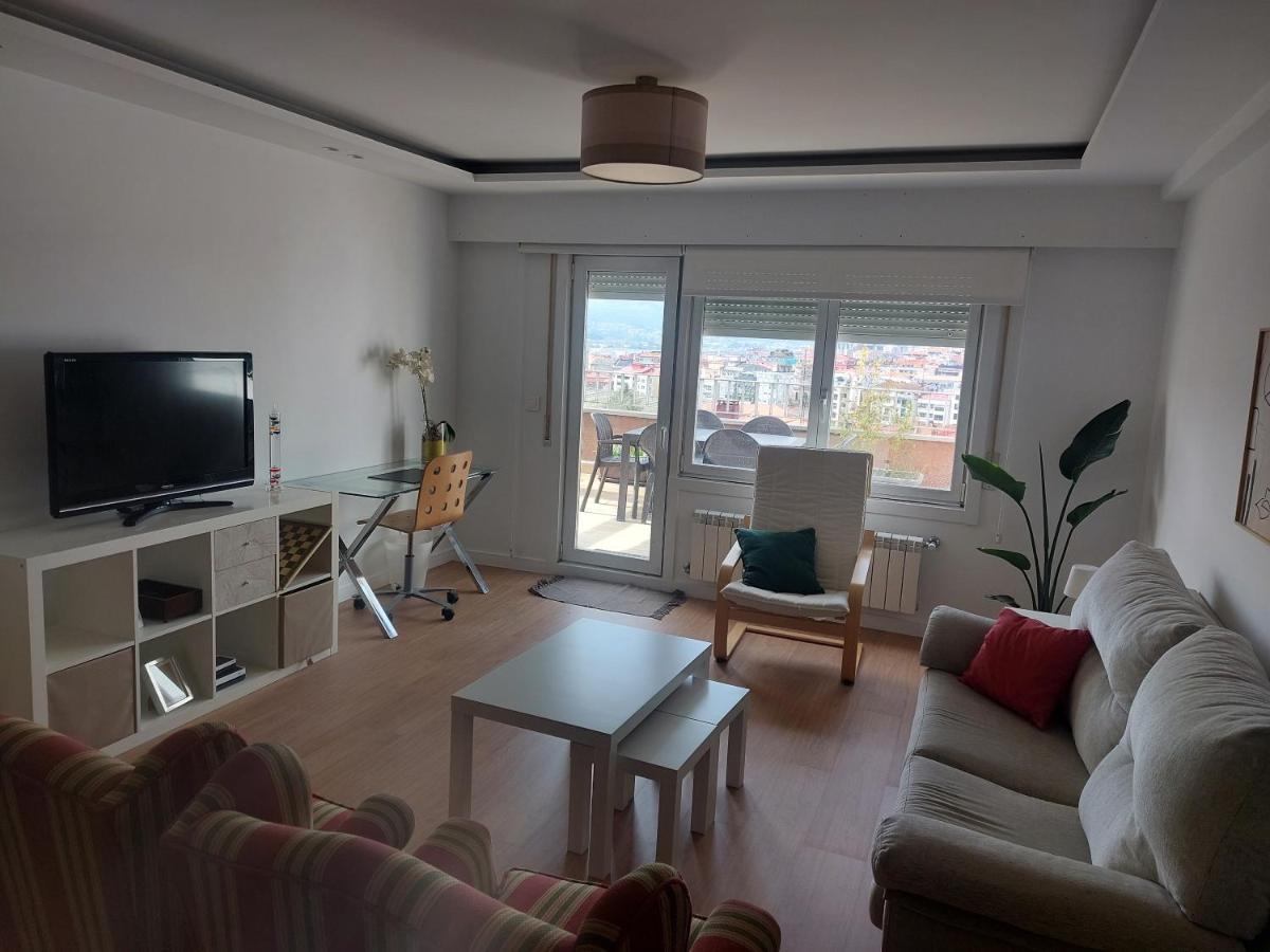 Ferienwohnung Atico Con Terraza Vigo Exterior foto