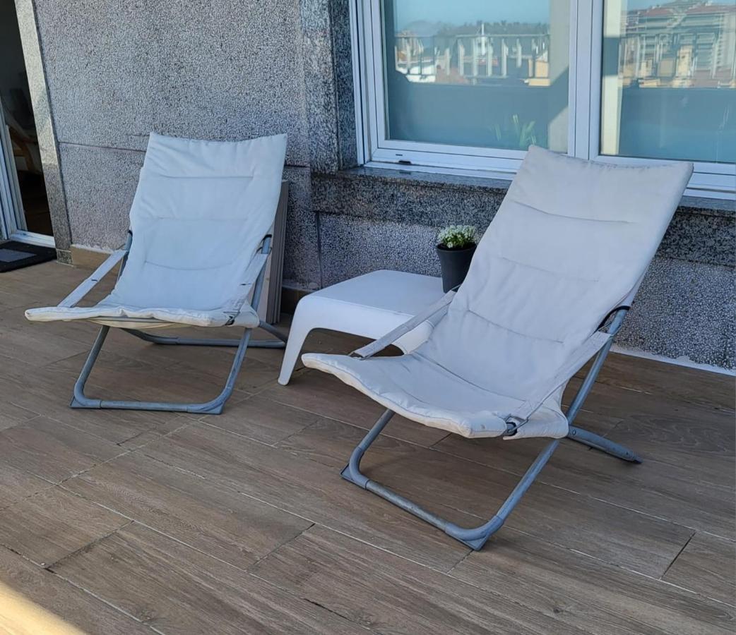 Ferienwohnung Atico Con Terraza Vigo Exterior foto